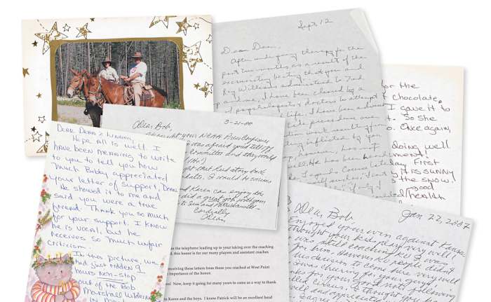 The two friends—and sometimes their wives—exchanged letters for many years.